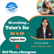 Female Tutor in DLF Phase 3 Gurugram Experienced Female Tutor in DLF Phase 3 Gurugram